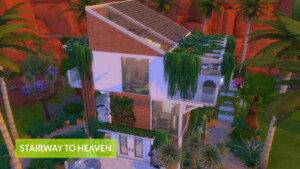 Stairway to Heaven house by Simooligan at Mod The Sims 4