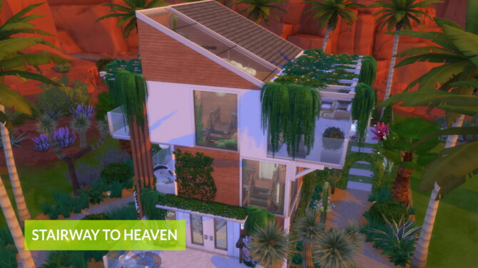 Sims 4 Stairway to Heaven house by Simooligan at Mod The Sims 4