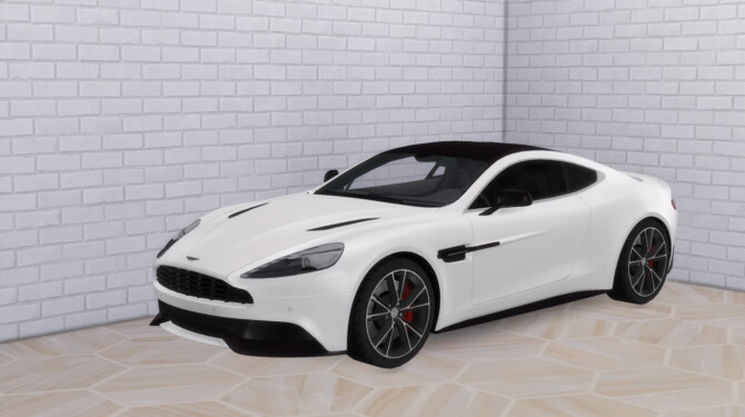 Sims 4 2014 Aston Martin Vanquish at Modern Crafter CC