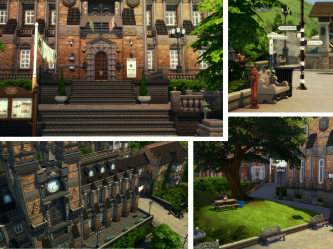 Sims 4 Henford Academy by VirtualFairytales at TSR