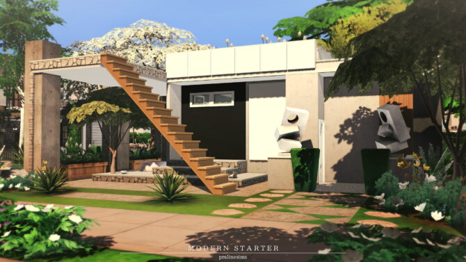 Sims 4 Modern Starter Home at Cross Design