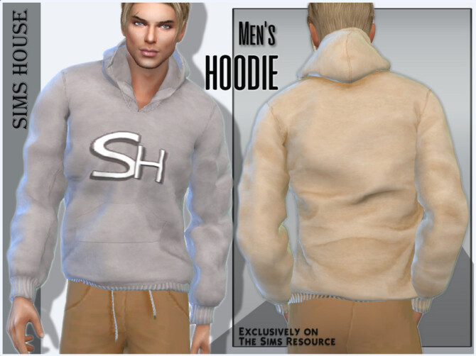 Sims 4 Mens hoodie by Sims House at TSR