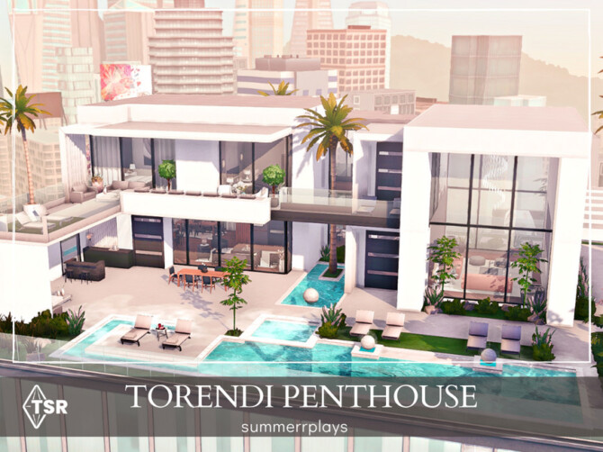 Sims 4 Torendi Penthouse by Summerr Plays at TSR