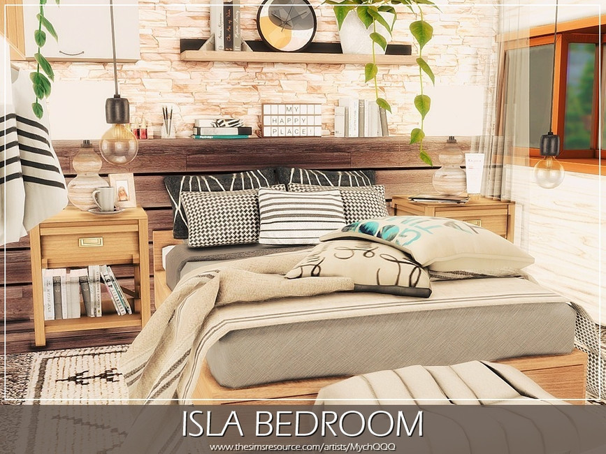 Isla Bedroom by MychQQQ at TSR » Sims 4 Updates