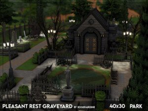 Pleasant Rest Graveyard  by xogerardine at TSR