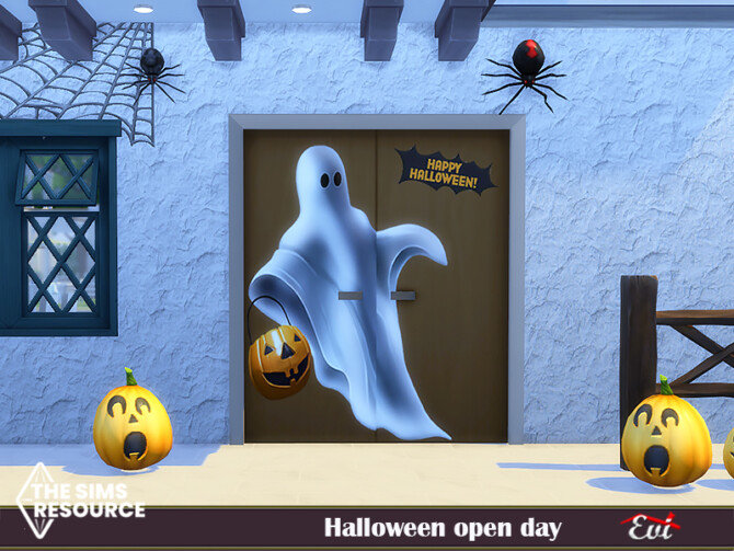 Sims 4 Halloween open day by evi at TSR