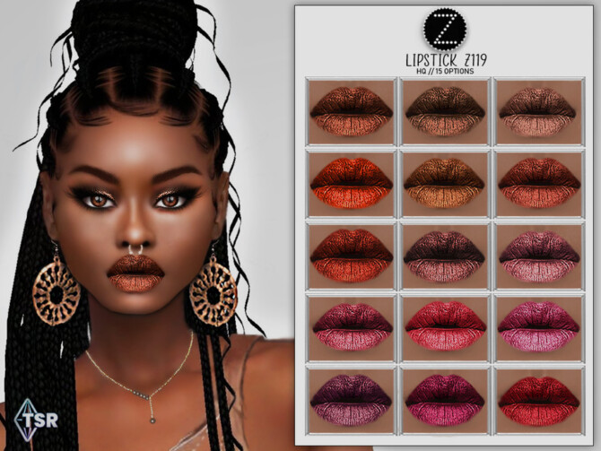 Sims 4 LIPSTICK Z119 by ZENX at TSR