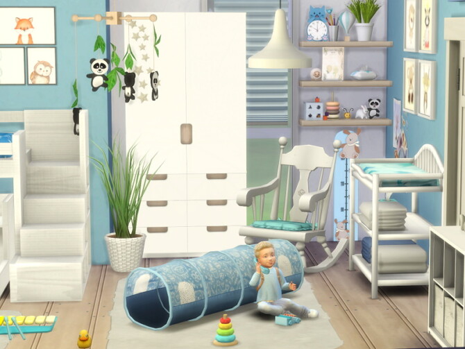 Sims 4 Twin Toddler Bedroom by Flubs79 at TSR