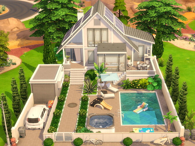 Sims 4 Modern Family House by Flubs79 at TSR