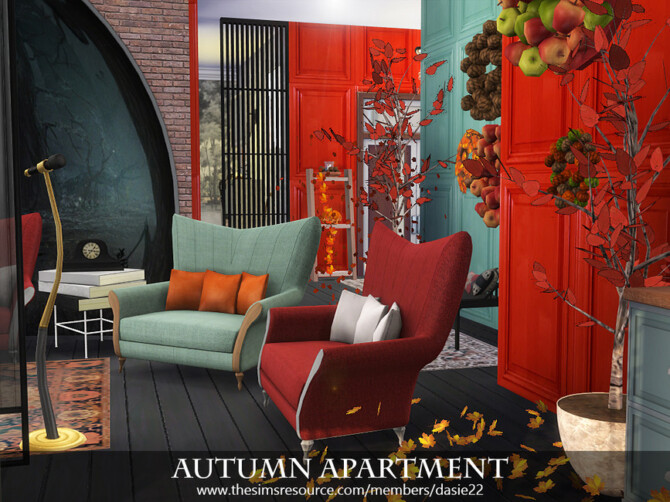 Sims 4 Autumn Apartment by dasie2 at TSR