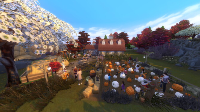 Sims 4 Patchys Pumpkin Patch by Lahawana at Mod The Sims 4
