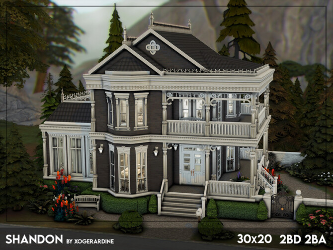 Sims 4 Shandon House by xogerardine at TSR