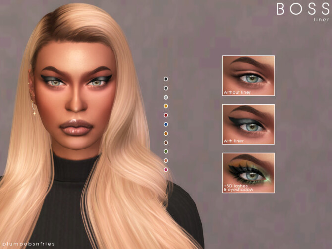 Sims 4 BOSS liner by Plumbobs n Fries at TSR