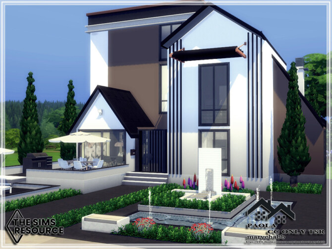 Sims 4 PAOLA House by marychabb at TSR