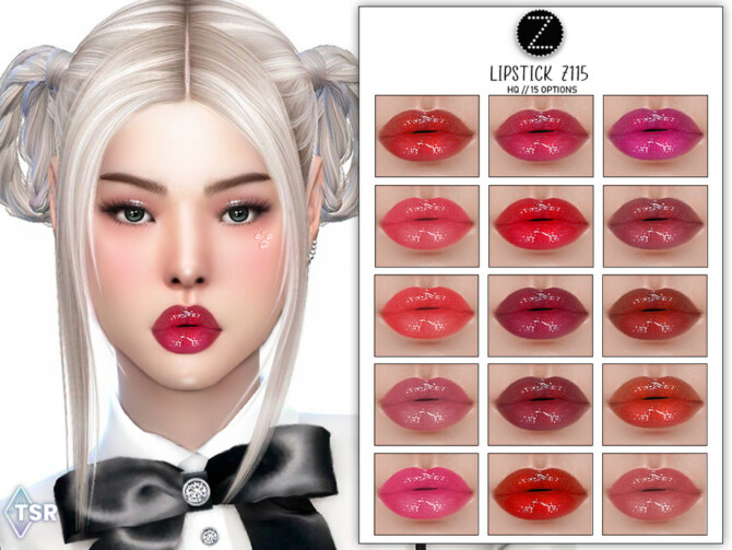 Sims 4 LIPSTICK Z115 by ZENX at TSR