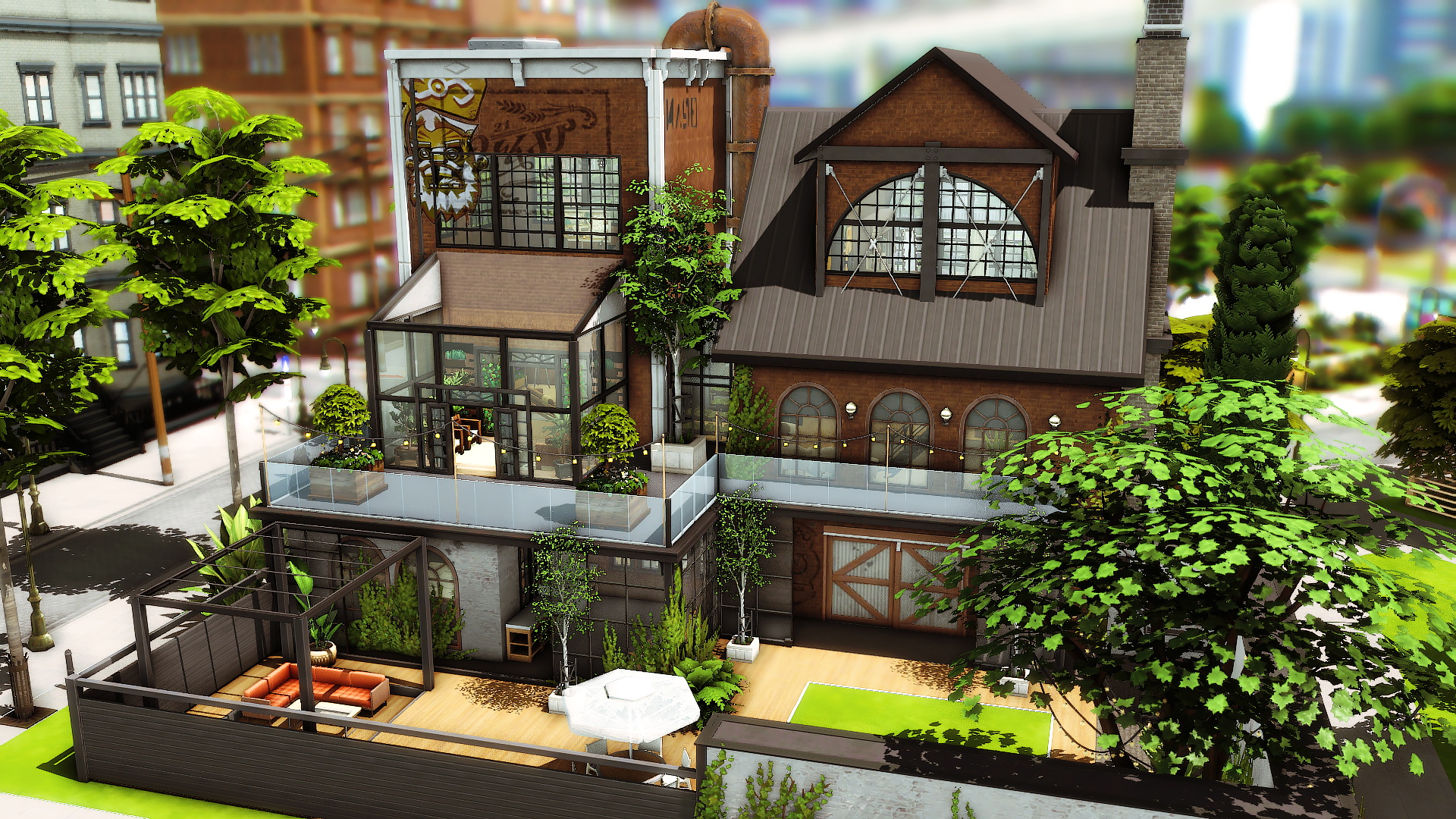 NY Industrial Loft by plumbobkingdom at Mod The Sims 4 » Sims 4 Updates