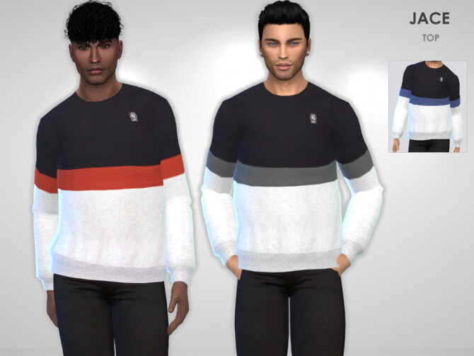 Sims 4 Jace Top by Puresim at TSR