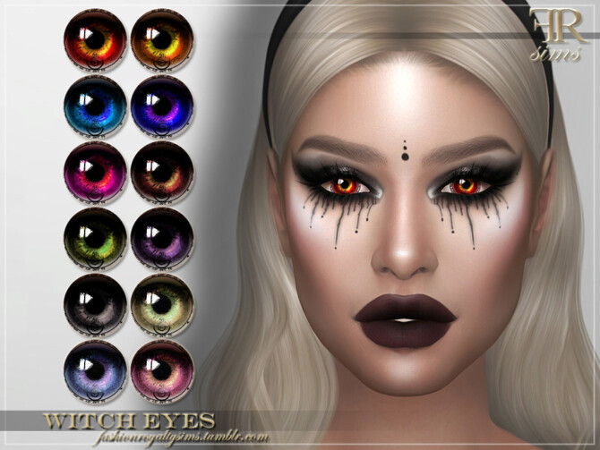 Sims 4 Witch Eyes by FashionRoyaltySims at TSR