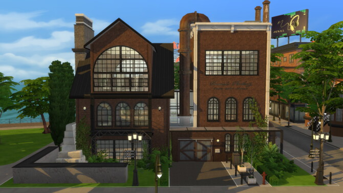 Sims 4 NY Industrial Loft by plumbobkingdom at Mod The Sims 4