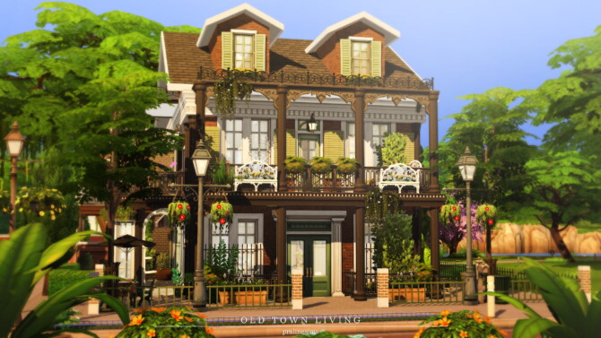 Sims 4 Old Town Living at Cross Design
