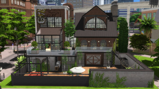 Sims 4 NY Industrial Loft by plumbobkingdom at Mod The Sims 4