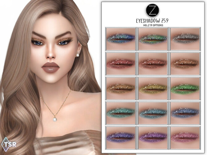 Sims 4 EYESHADOW Z59 by ZENX at TSR