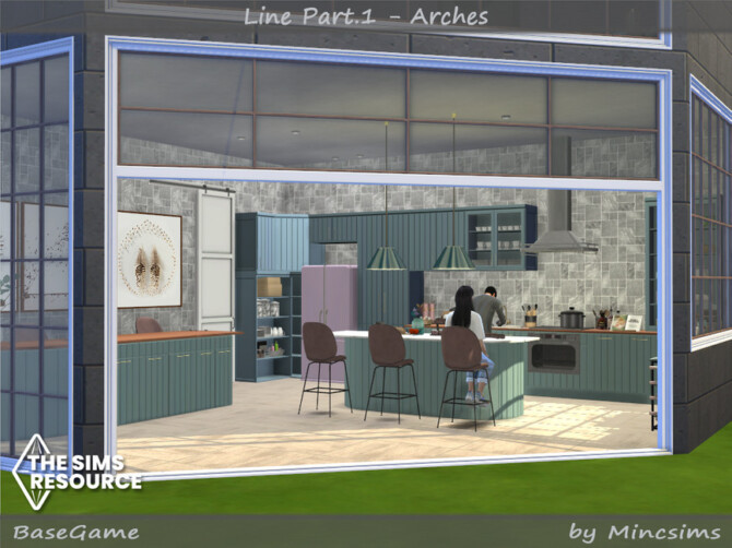 Sims 4 Line Part.1   Never Ending Arches by Mincsims at TSR