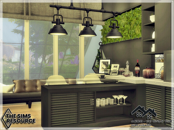 Sims 4 AKRO House by marychabb at TSR