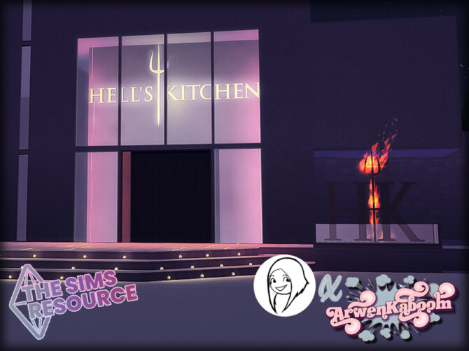 Sims 4 Restaurant Signs by ArwenKaboom at TSR