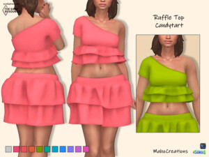 Ruffle Top Candytart by MahoCreations at TSR