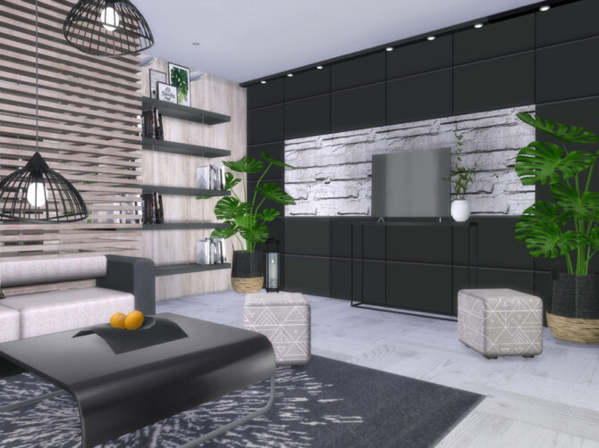 Sims 4 Neptun Livingroom by Suzz86 at TSR