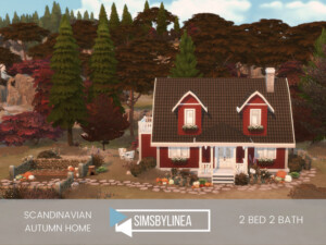 Scandinavian Autumn Home by SIMSBYLINEA at TSR