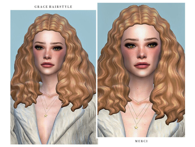 Sims 4 Grace Hairstyle by Merci at TSR