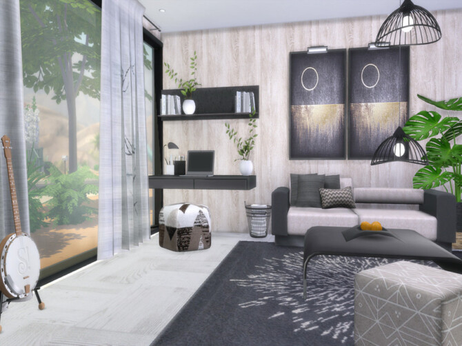 Sims 4 Neptun Livingroom by Suzz86 at TSR