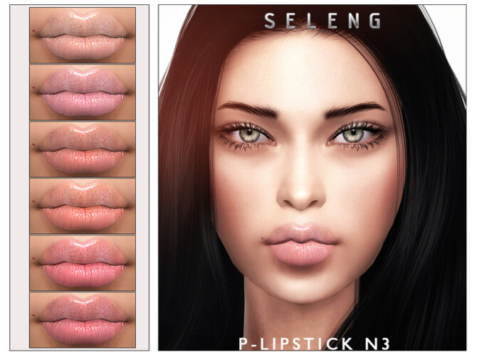 Sims 4 P Lipstick N3 by Seleng at TSR