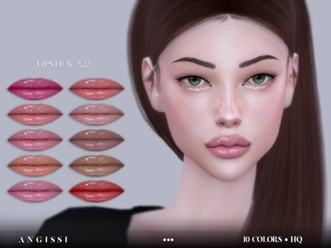 Sims 4 Lipstick A22 by ANGISSI at TSR