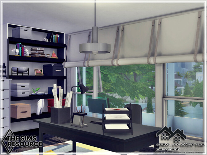 Sims 4 AKRO House by marychabb at TSR