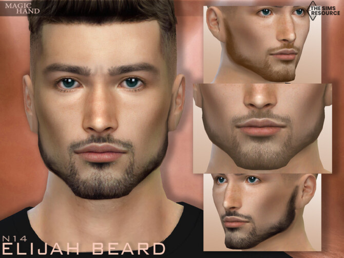 Sims 4 Elijah Beard N14 by MagicHand at TSR