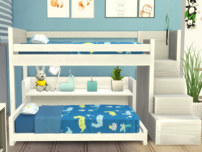 Sims 4 Twin Toddler Bedroom by Flubs79 at TSR