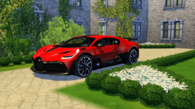 Sims 4 2019 Bugatti Divo at LorySims