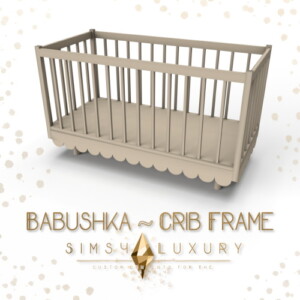 Babushka Collection Crib frame at Sims4 Luxury