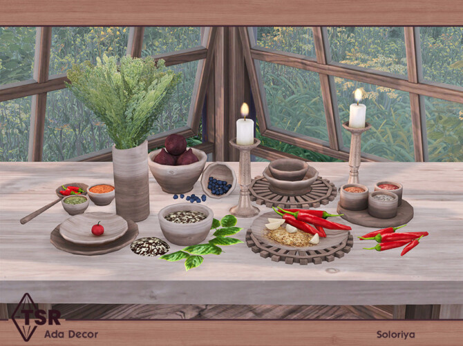 Sims 4 Ada Decor by soloriya at TSR