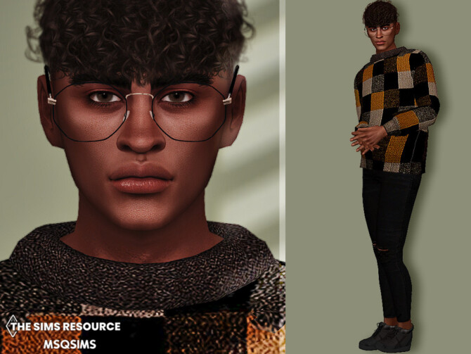 Sims 4 James Broussard by MSQSIMS at TSR