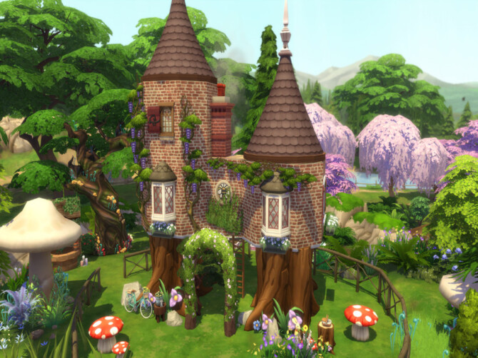 Sims 4 Fairy Cottage by susancho93 at TSR