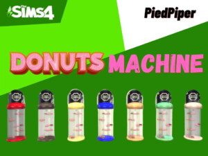 Functional Donuts Machine by PiedPiper at Mod The Sims 4