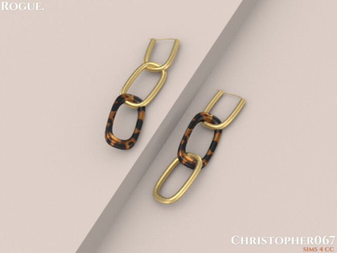 Sims 4 Rogue Earrings by Christopher067 at TSR