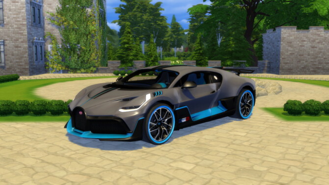 Sims 4 2019 Bugatti Divo at LorySims