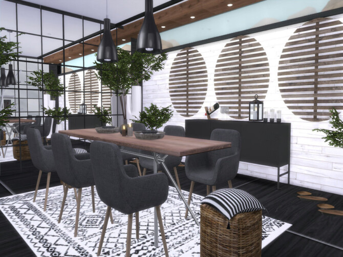 Sims 4 Luna Dining Room by Suzz86 at TSR