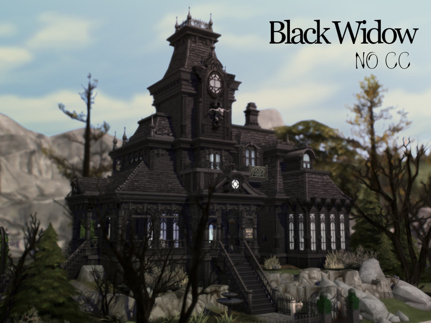 Black Widow House By VirtualFairytales At TSR Sims 4 Updates
