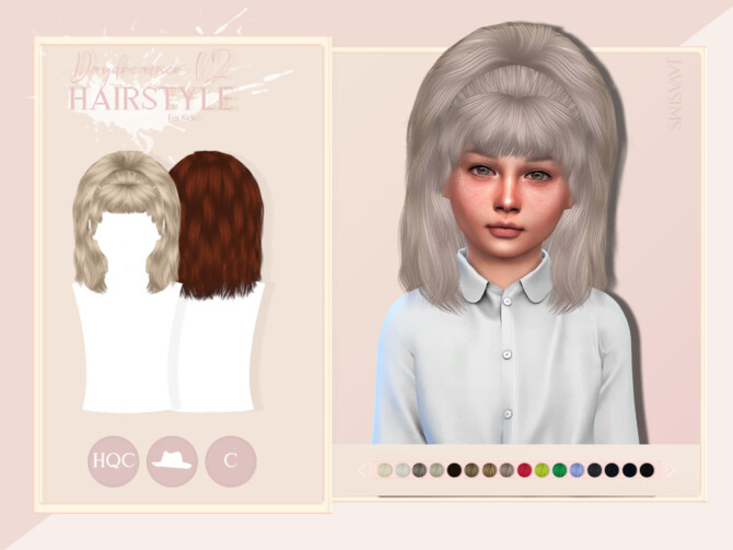 Sims 4 Daydreamer V2 Child Hairstyle by JavaSims  at TSR
